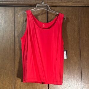 Worthington Vibrant “Red Salsa” Tank Top 1x